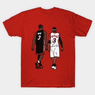 Dwyane Wade and Allen Iverson T-Shirt